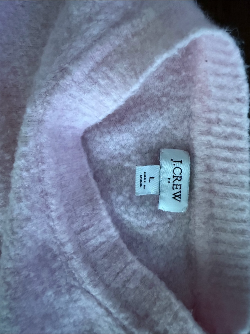 🏷️ J.Crew Re-Imagined Fuzzy Knit Oversized Sweater L - Picture 3 of 7